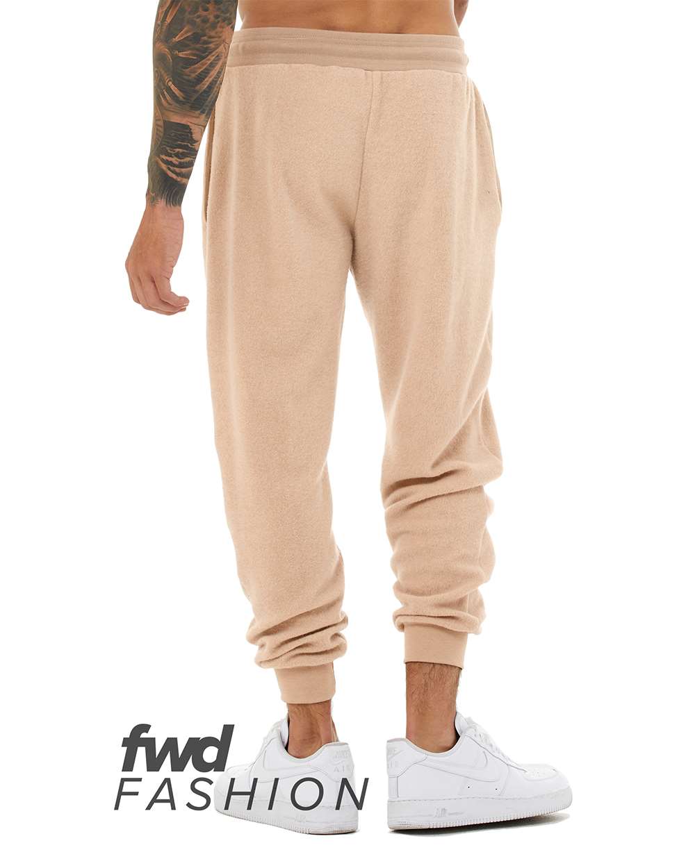 3327 Bella + Canvas Unisex Sueded Fleece Jogger - Back Image