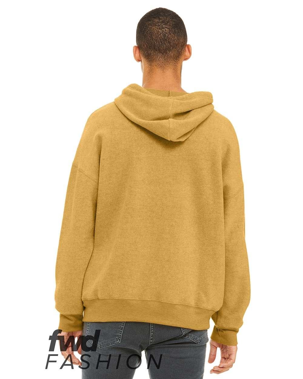 3329 Bella + Canvas Unisex Sueded Fleece Hoodie - Back Image