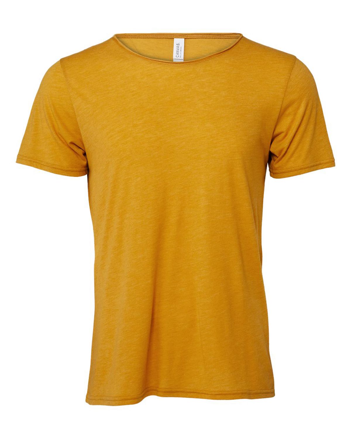 3414 Bella + Canvas Unisex Triblend Raw Neck T-shirt Zoom Image