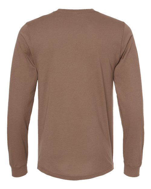 3501 Bella + Canvas Unisex Jersey Long Sleeve T-Shirt - Back Image
