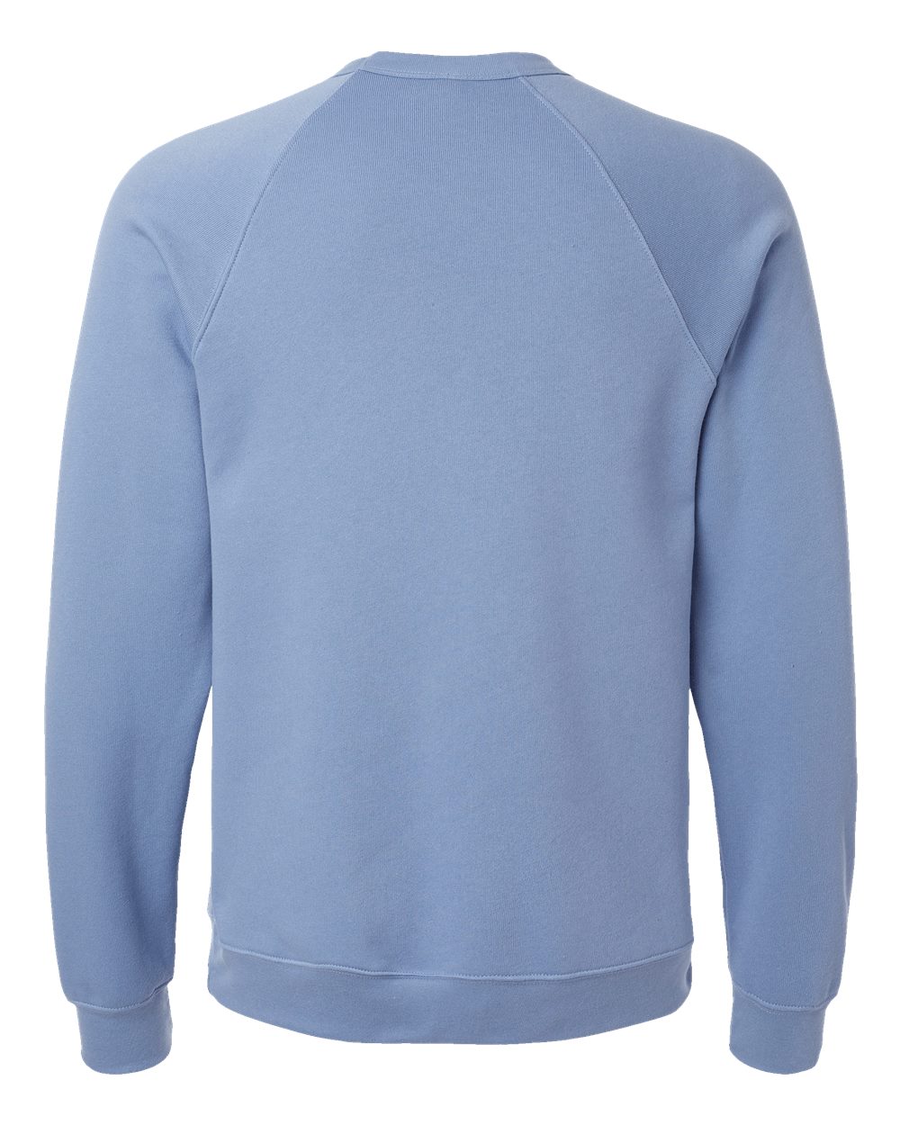 3901 Bella + Canvas Unisex Sponge Fleece Raglan Crewneck Sweatshirt - Back Image