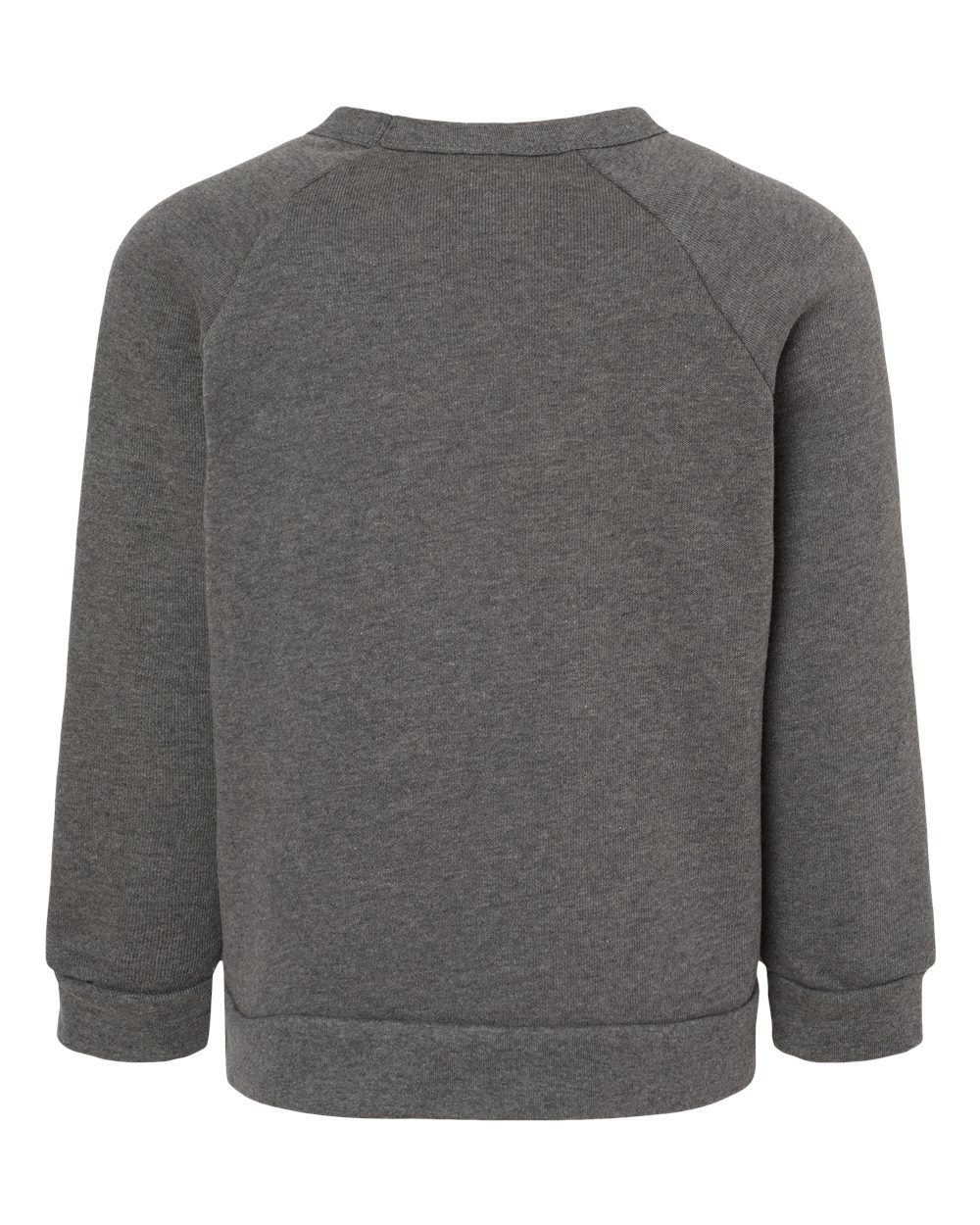 3901T Bella + Canvas Toddler Sponge Fleece Raglan Sweatshirt - Back Image