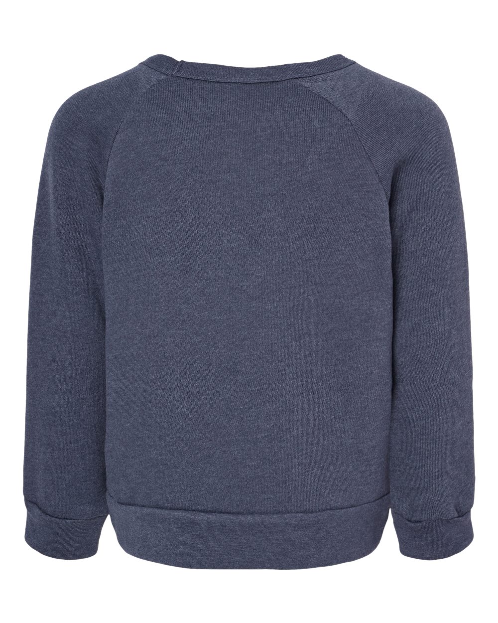 3901T Bella + Canvas Toddler Sponge Fleece Raglan Sweatshirt - Back Image