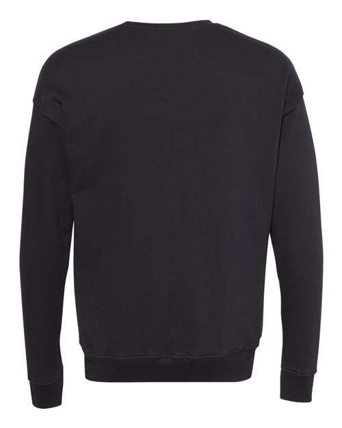 Bella + Canvas Screen Print 3945 Unisex Sponge Fleece Drop Shoulder Crewneck Sweatshirt - Back Image
