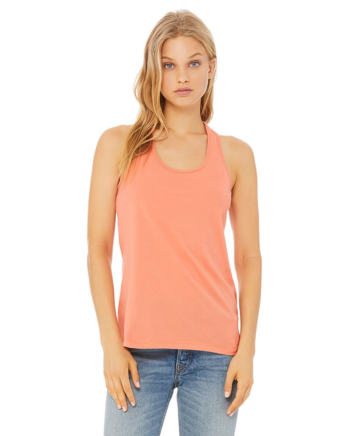 6008 Bella + Canvas Womens Jersey Racerback Tank 6008 Bella + Canvas Womens Jersey Racerback Tank