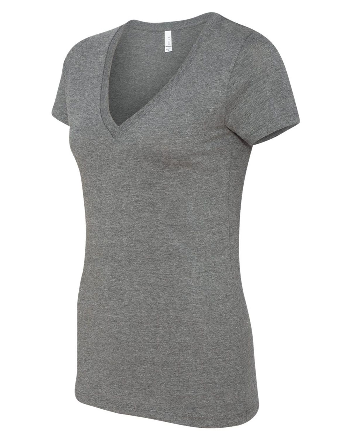 6035 Bella + Canvas Women’s Jersey Deep V-Neck Tee - Siide Image