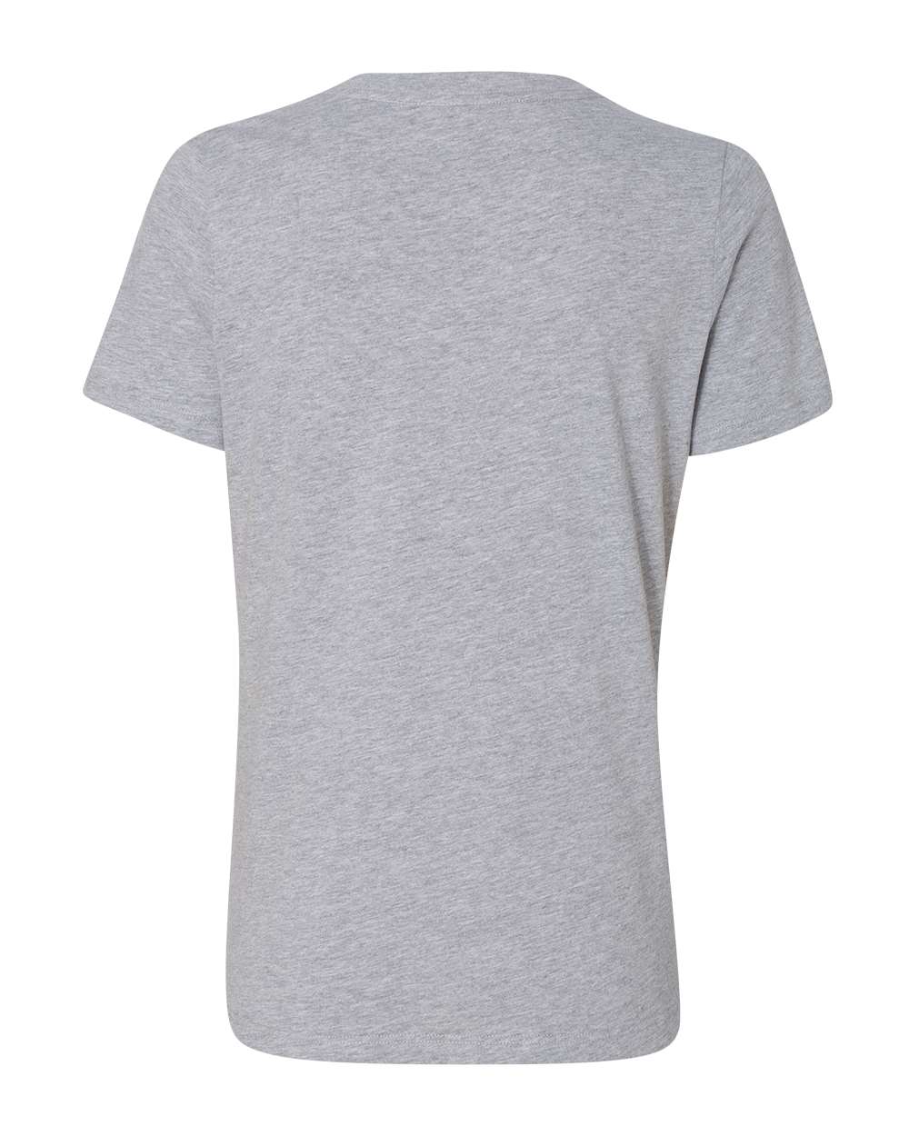 6405CVC Bella + Canvas Ladies Relaxed Heather CVC Jersey V-Neck T-Shirt - Back Image