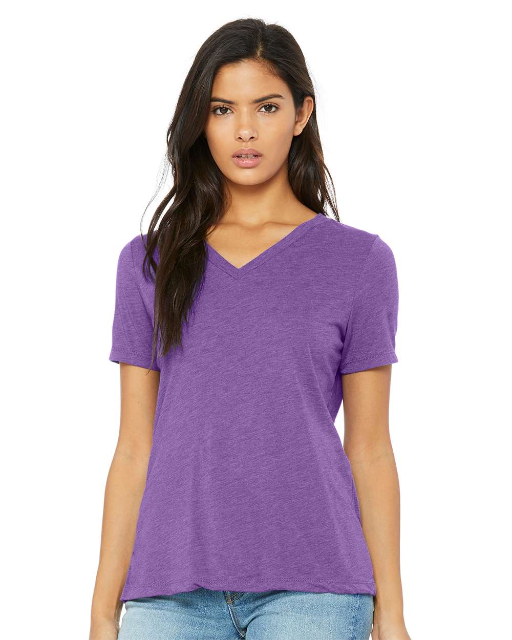 6415 Bella + Canvas Ladies Relaxed Triblend V-Neck T-Shirt 6415 Bella + Canvas Ladies Relaxed Triblend V-Neck T-Shirt