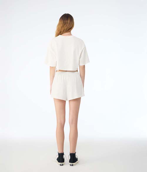 6882GD Bella + Canvas Womens Garment Dye Crop - Back Image