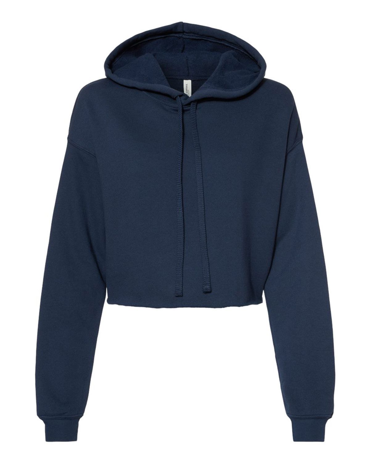 7502 Bella + Canvas Womens Cropped Fleece Hoodie