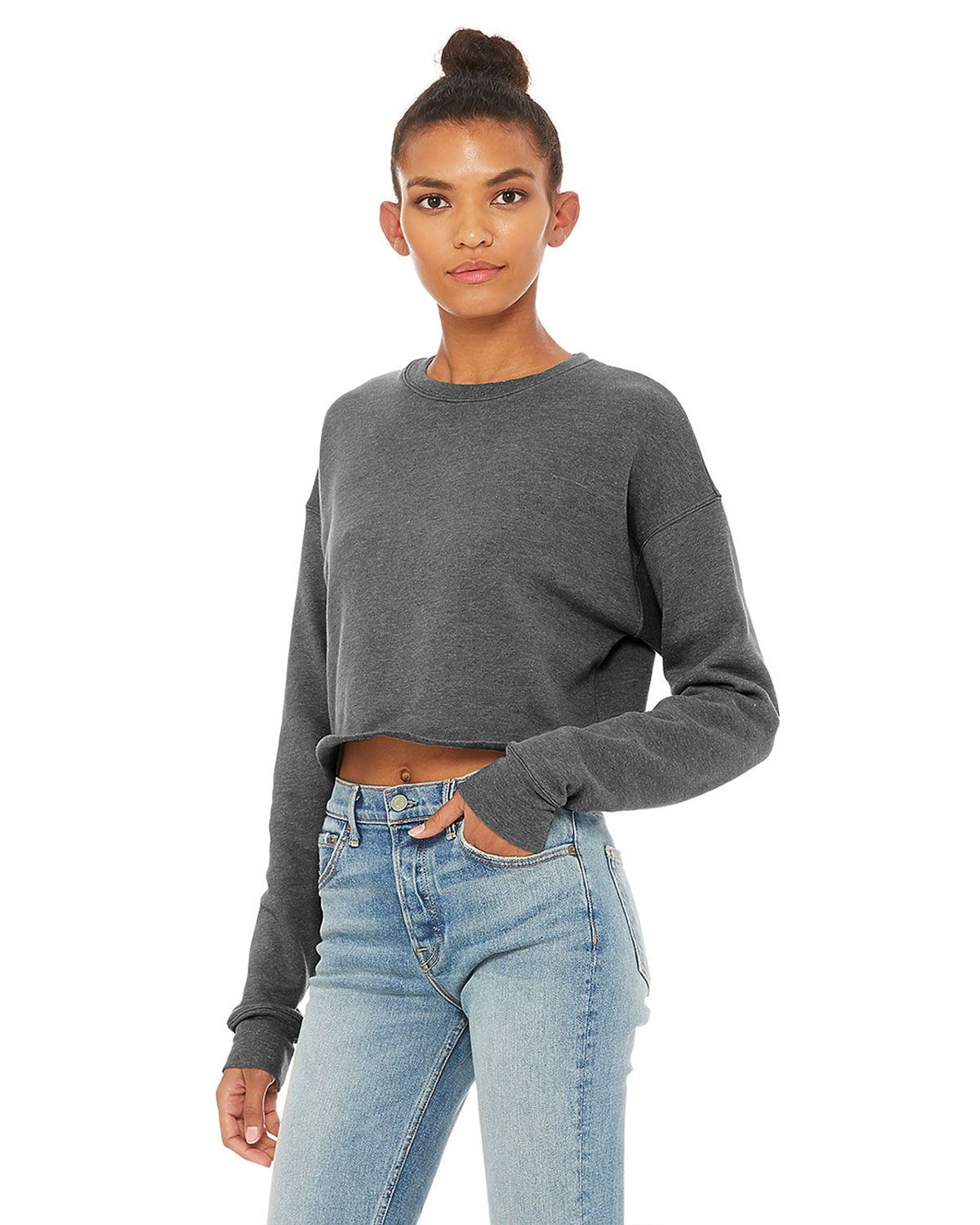 7503 Bella + Canvas Womens Cropped Crew Fleece 7503 Bella + Canvas Womens Cropped Crew Fleece