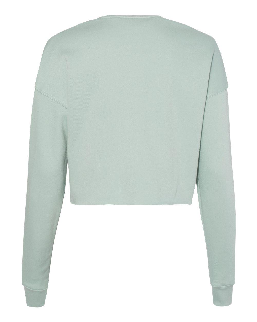 7503 Bella + Canvas Womens Cropped Crew Fleece 7503 Bella + Canvas Womens Cropped Crew Fleece - Back Image