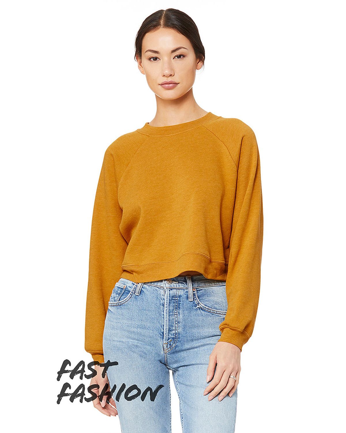 7505 Bella + Canvas Womens Raglan Pullover Fleece 7505 Bella + Canvas Womens Raglan Pullover Fleece