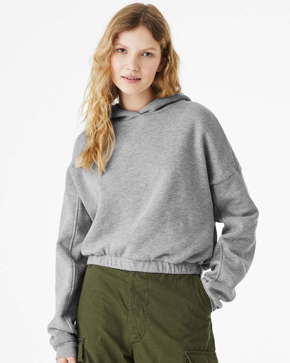 7506 Bella + Canvas FWD Fashion Womens Sponge Fleece Cinched Bottom Hoodie 7506 Bella + Canvas FWD Fashion Womens Sponge Fleece Cinched Bottom Hoodie
