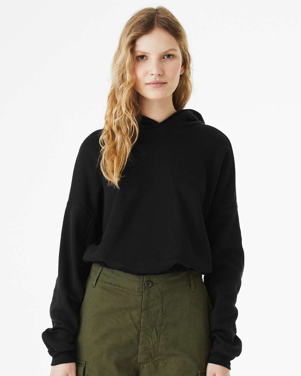 7506 Bella + Canvas FWD Fashion Womens Sponge Fleece Cinched Bottom Hoodie 7506 Bella + Canvas FWD Fashion Womens Sponge Fleece Cinched Bottom Hoodie