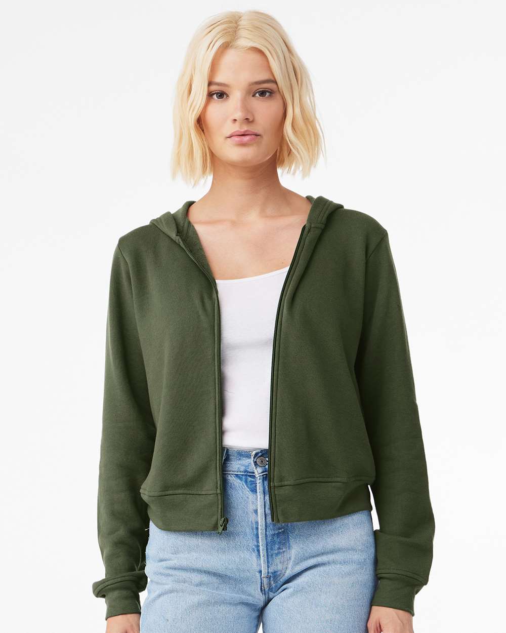7539 Bella + Canvas Ladies Sponge Fleece Full-Zip Hooded Sweatshirt 7539 Bella + Canvas Ladies Sponge Fleece Full-Zip Hooded Sweatshirt