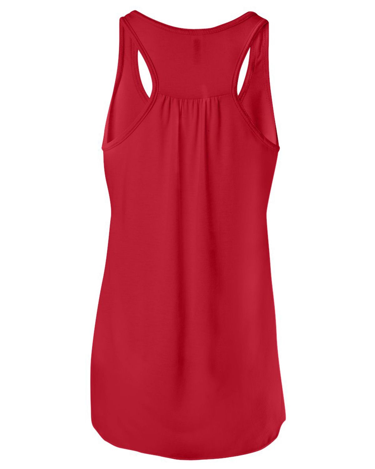 8800 Bella + Canvas Womens Flowy Racerback Tank - Back Image