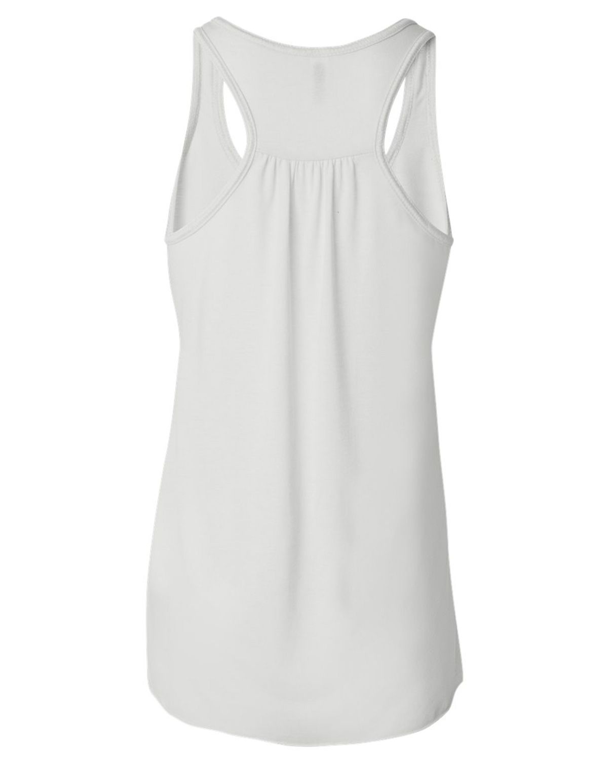 8800 Bella + Canvas Womens Flowy Racerback Tank - Back Image