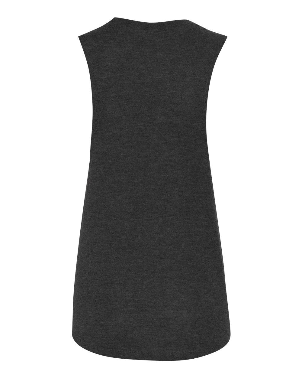 8803 Bella + Canvas Womens Flowy Scoop Muscle Tank 8803 Bella + Canvas Womens Flowy Scoop Muscle Tank - Back Image