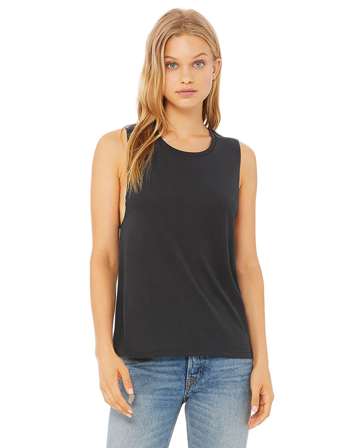 8803 Bella + Canvas Womens Flowy Scoop Muscle Tank 8803 Bella + Canvas Womens Flowy Scoop Muscle Tank
