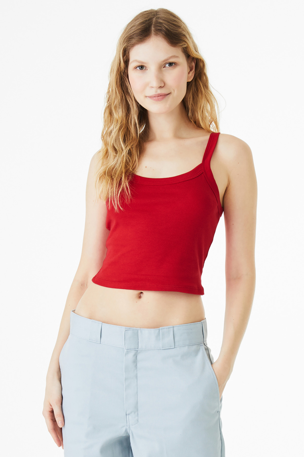 BC1012 Bella + Canvas BELLA+CANVAS Womens Micro Rib Spaghetti Strap Tank