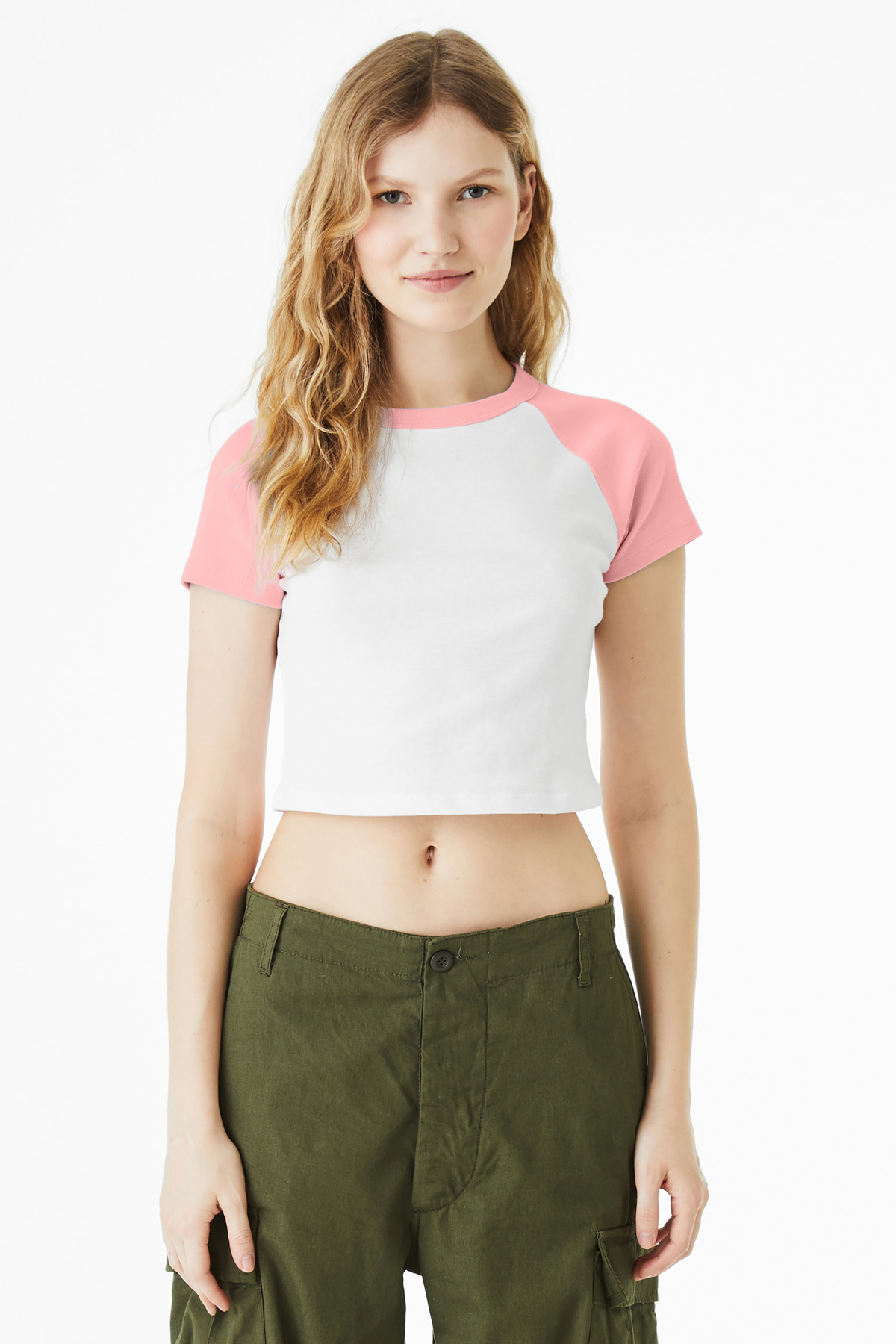 BC1201 Bella + Canvas BELLA+CANVAS Womens Micro Rib Raglan Baby Tee BC1201 Bella + Canvas BELLA+CANVAS Womens Micro Rib Raglan Baby Tee
