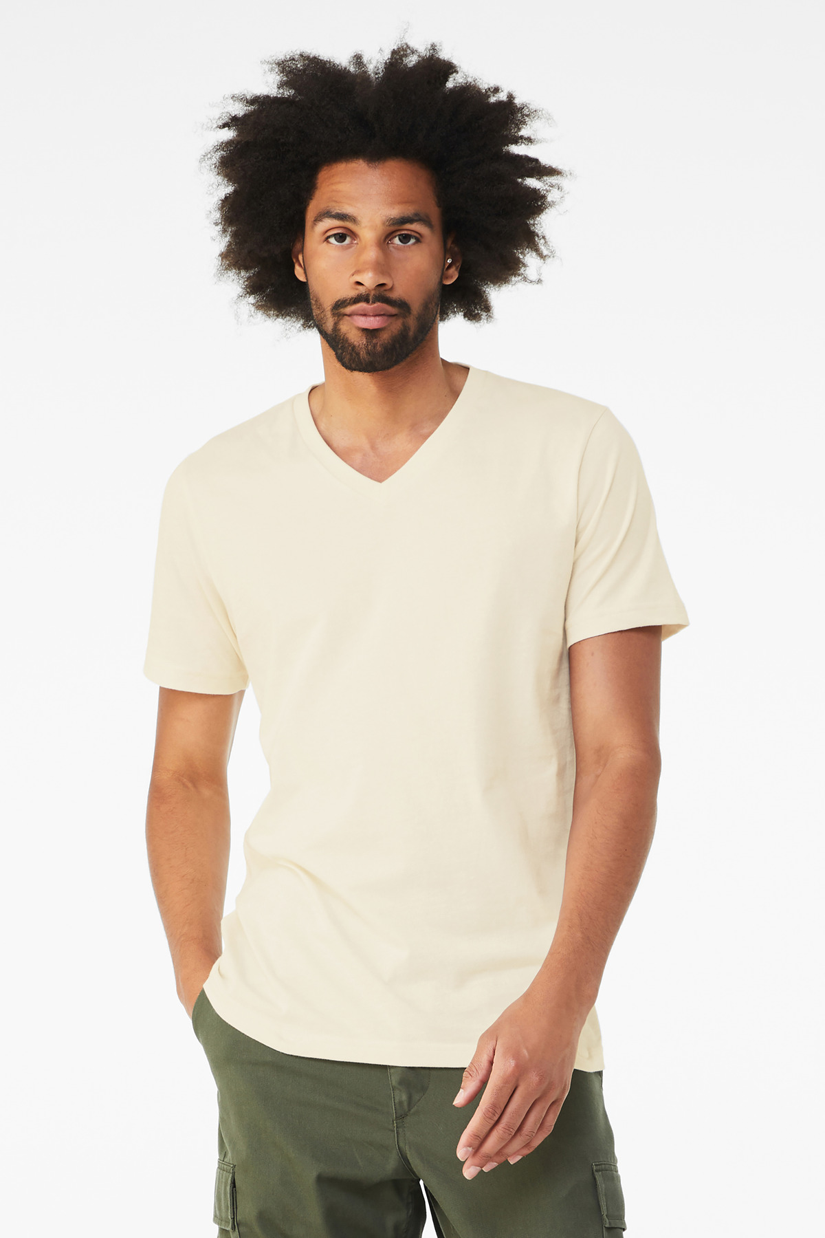 BC3005 Bella + Canvas BELLA+CANVAS Unisex Jersey Short Sleeve V-Neck Tee.