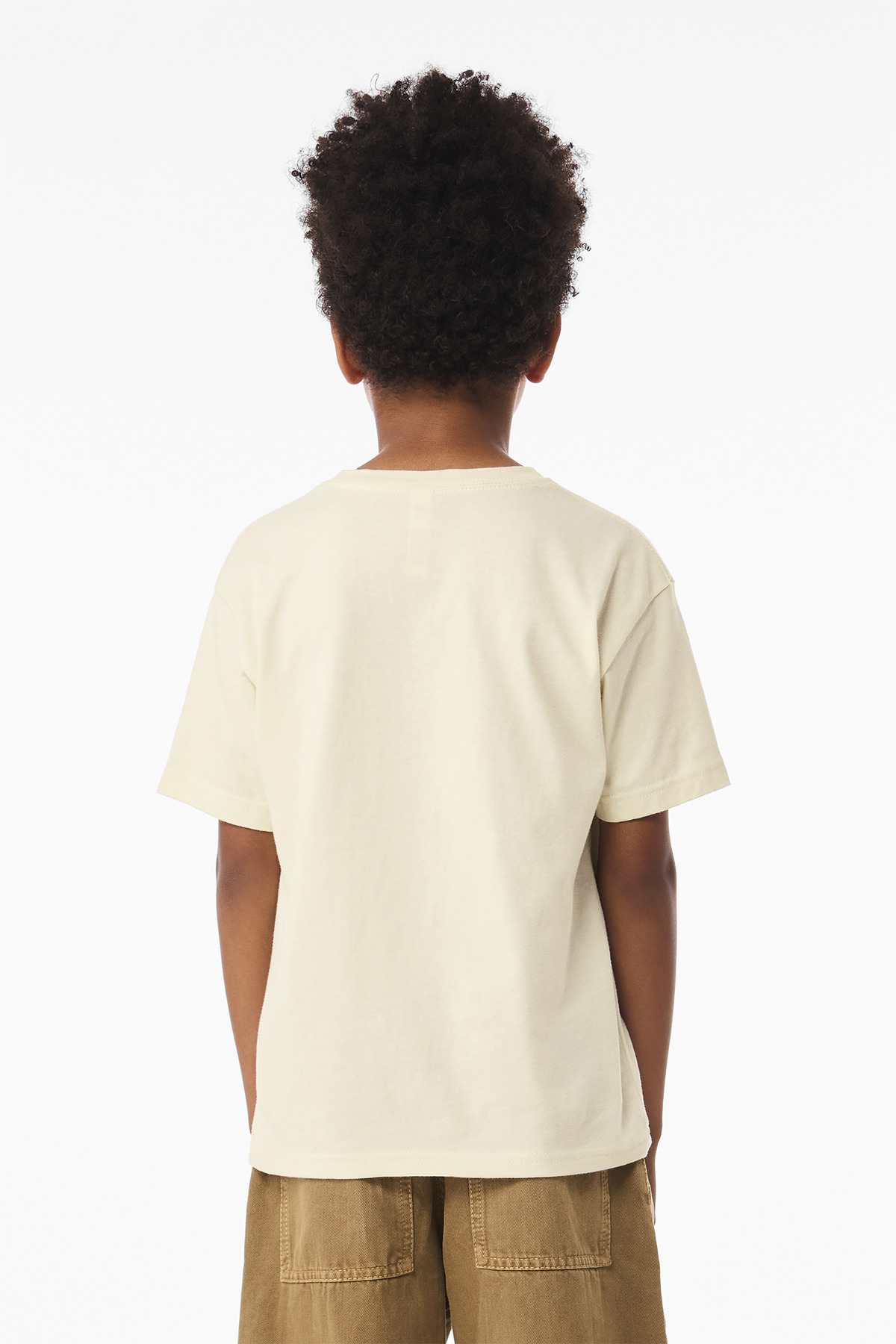 Bella + Canvas Direct to Film (DTF) BC3010Y BELLA+CANVAS Youth 6-Ounce Heavyweight Tee - Back Image