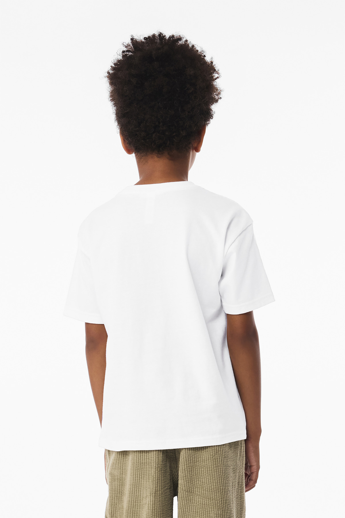 BC3010Y Bella + Canvas BELLA+CANVAS Youth 6-Ounce Heavyweight Tee - Back Image
