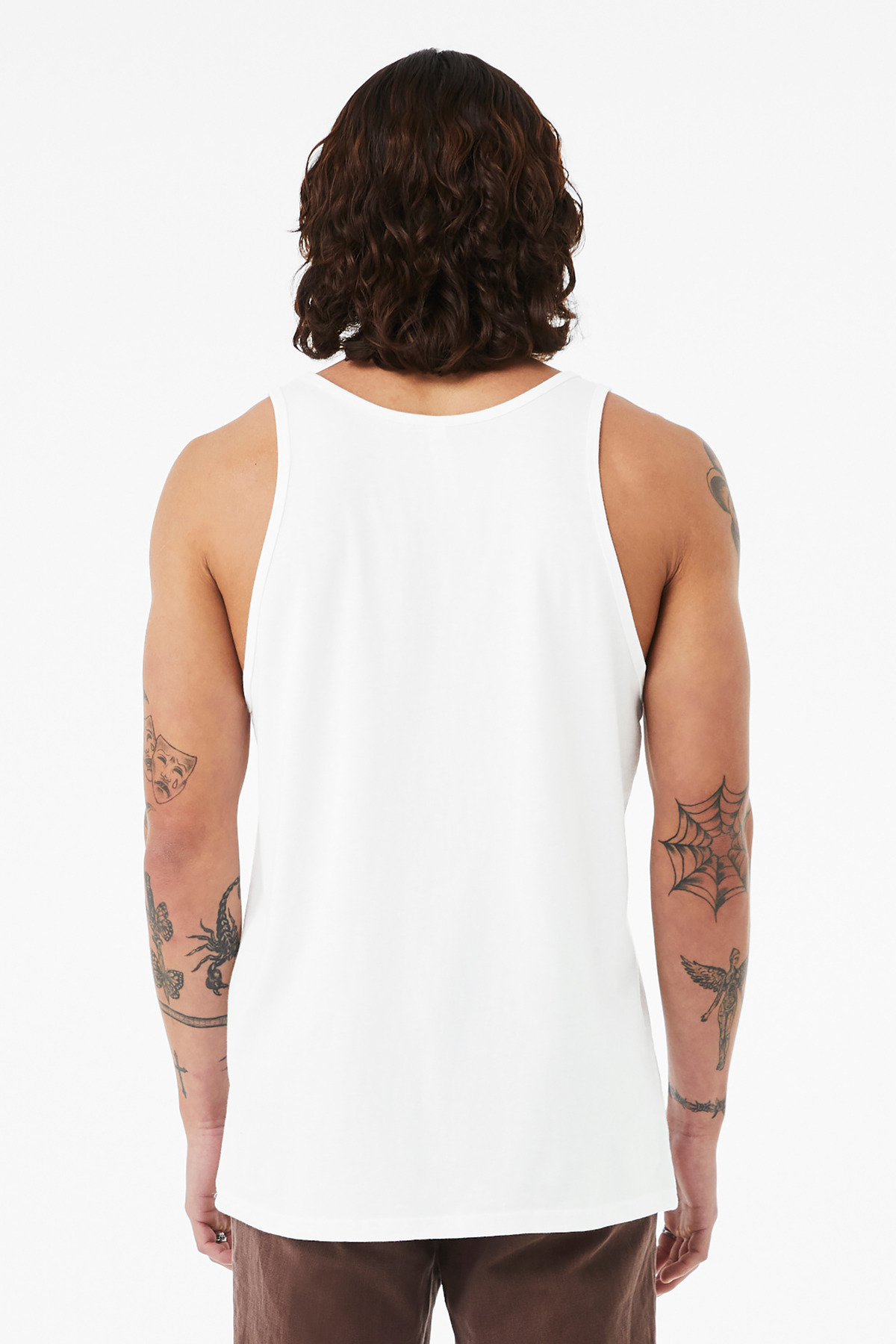 BC3480CVC Bella + Canvas BELLA+CANVAS Unisex Heather CVC Tank - Back Image