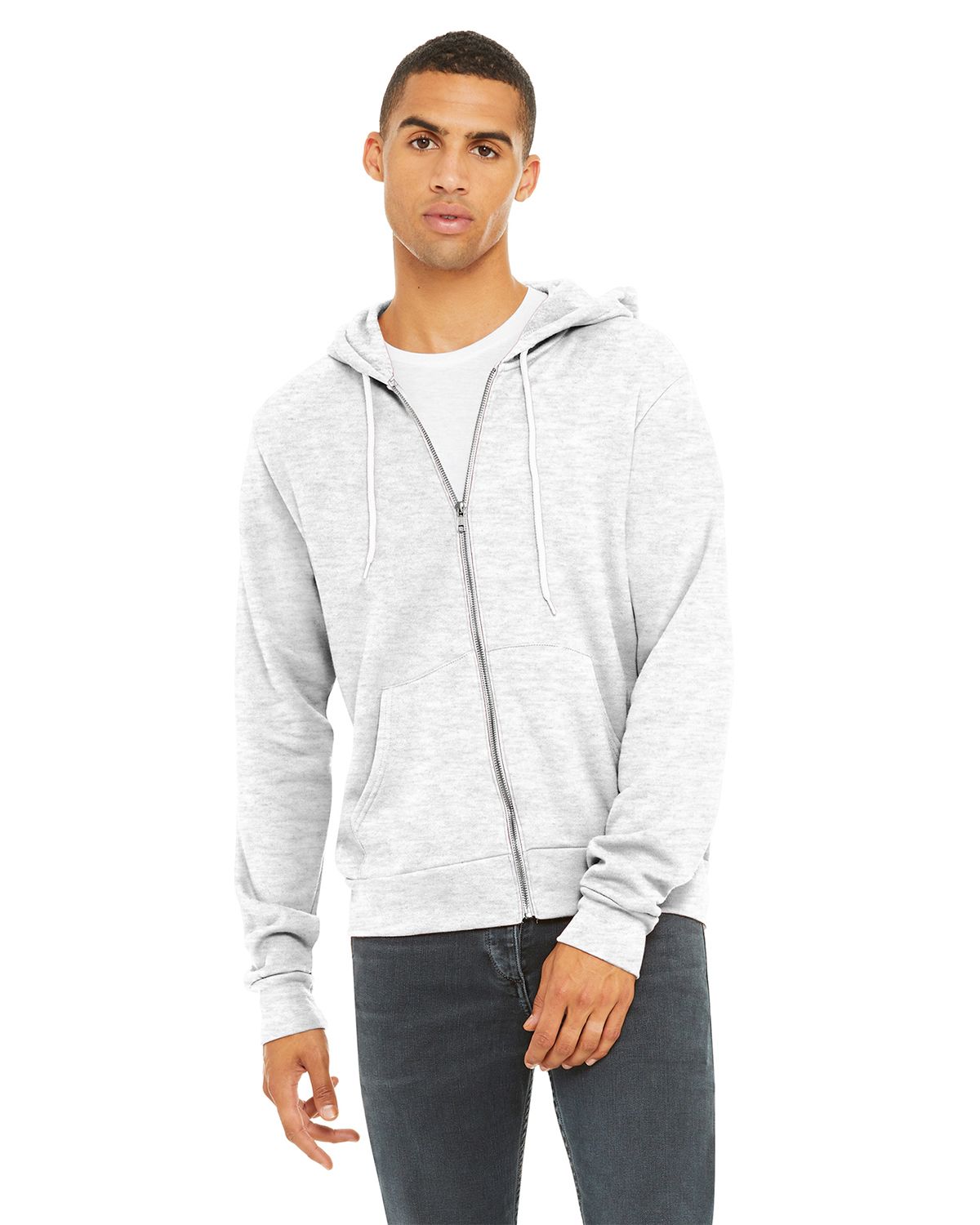 BC3739 Bella + Canvas BELLA+CANVAS Unisex Sponge Fleece Full-Zip Hoodie.