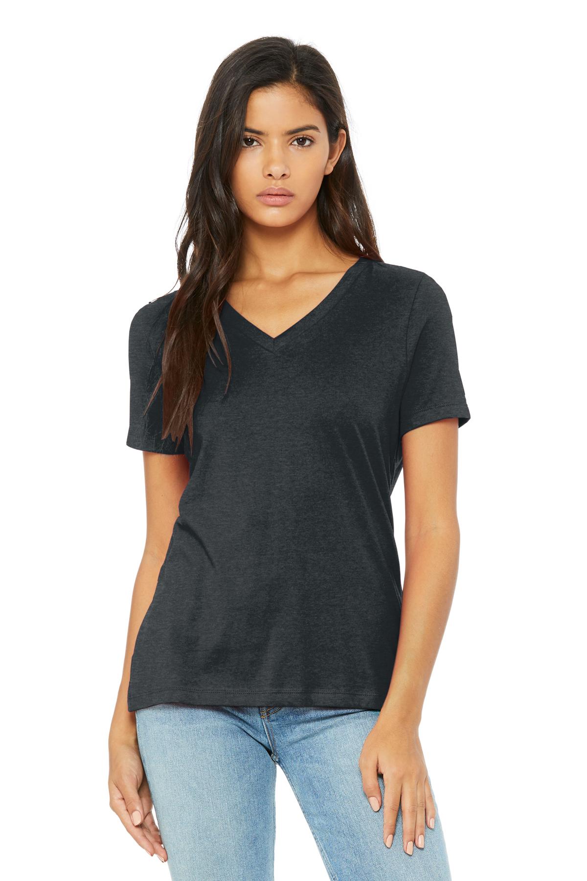 BC6405CVC Bella + Canvas BELLA+CANVAS Womens Relaxed Heather CVC V-Neck Tee BC6405CVC Bella + Canvas BELLA+CANVAS Womens Relaxed Heather CVC V-Neck Tee