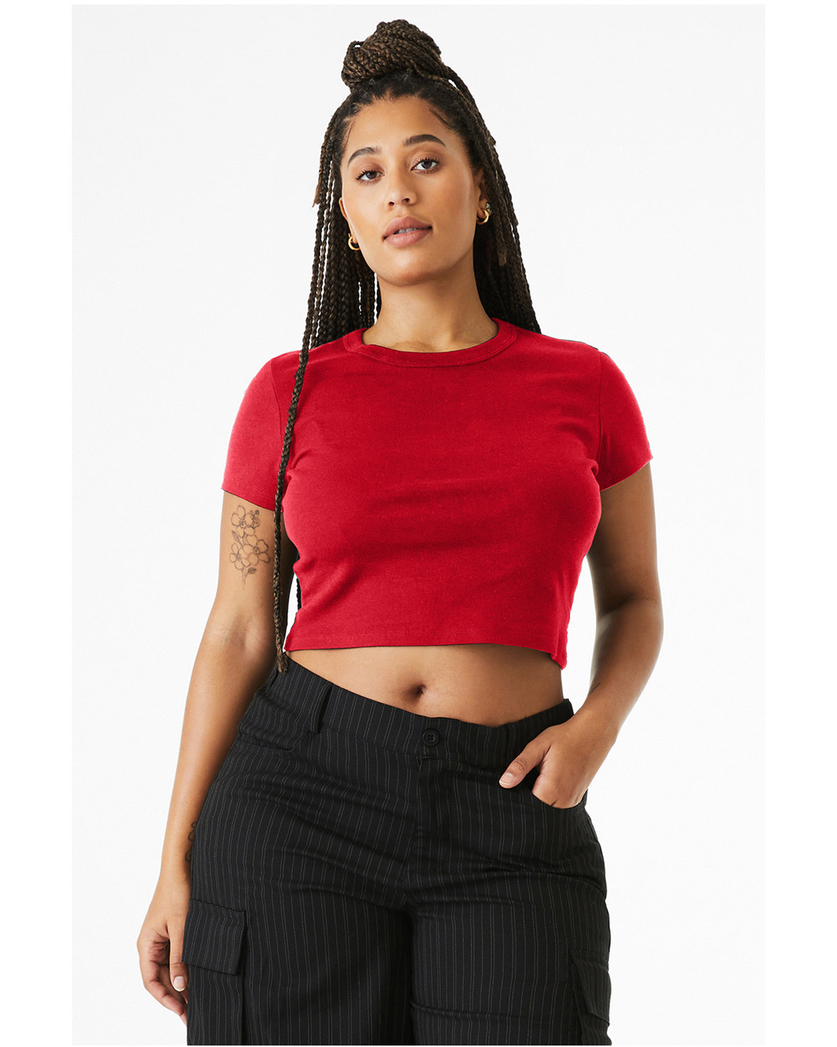 1010BE Bella + Canvas Ladies Micro Ribbed Baby Tee 1010BE Bella + Canvas Ladies Micro Ribbed Baby Tee