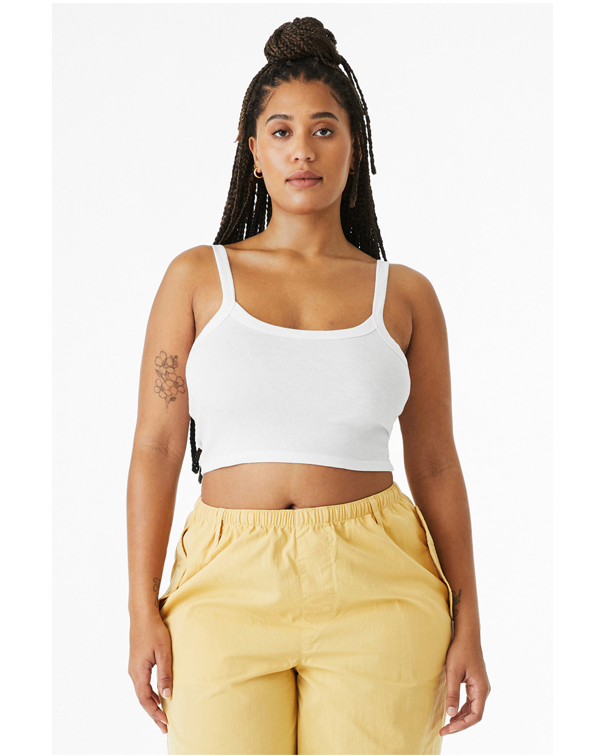 1012BE Bella + Canvas Ladies Micro Ribbed Scoop Tank