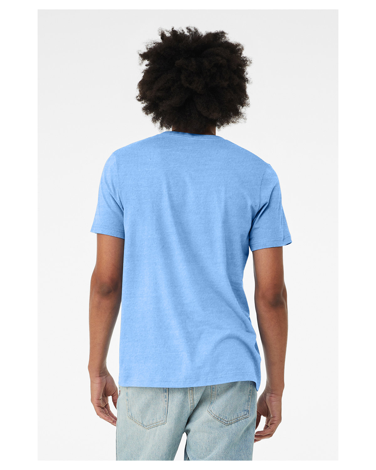 3001C Bella + Canvas Unisex Jersey Short Sleeve Tee - Back Image