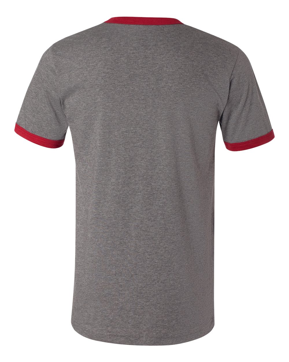 3055 Bella + Canvas Jersey Heather Ringer Tee - Back Image