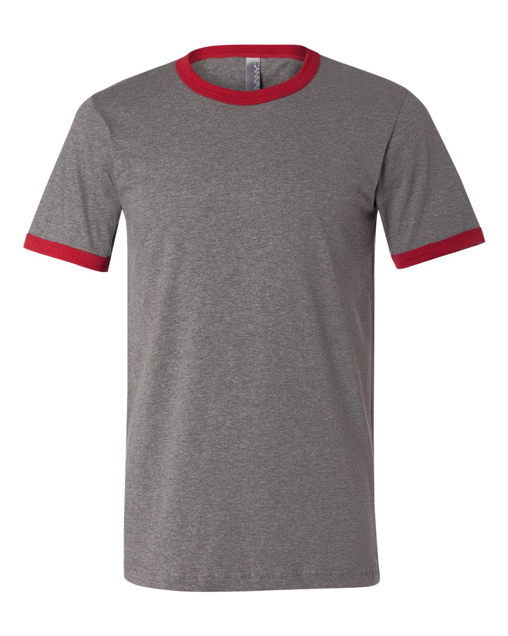 3055 Bella + Canvas Jersey Heather Ringer Tee