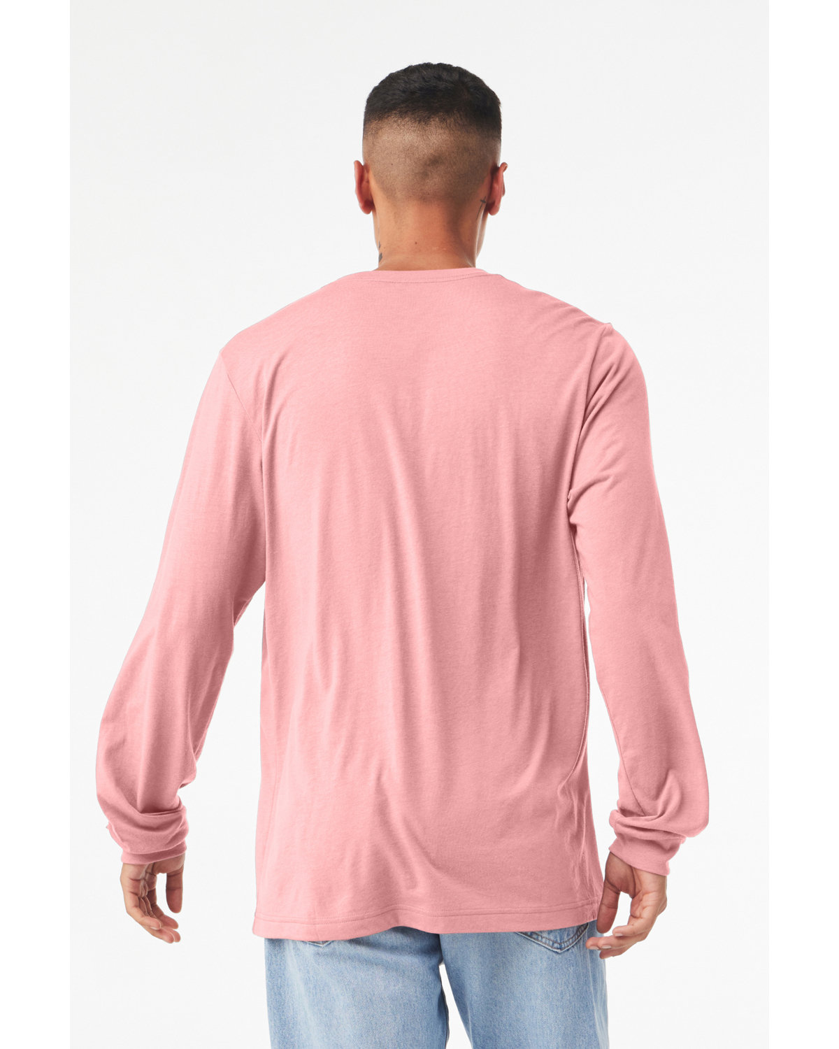 3501 Bella + Canvas Unisex Jersey Long Sleeve T-Shirt - Back Image