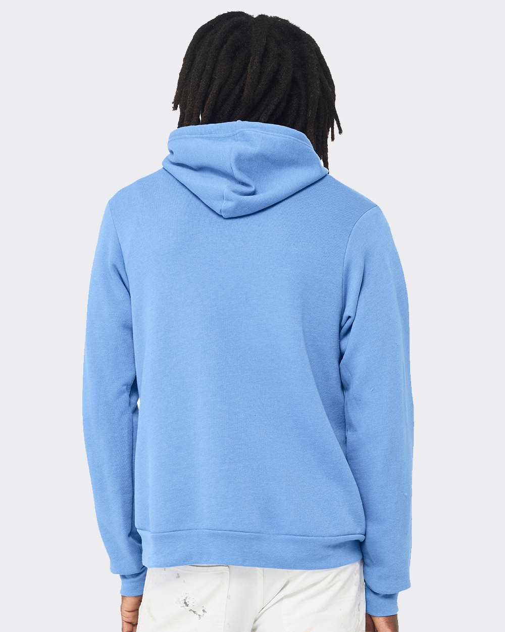 3719 Bella + Canvas Unisex Fleece Pullover Hoodie - Back Image