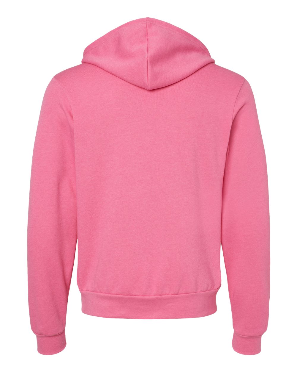 3739 Bella + Canvas Unisex Sponge Fleece Full-Zip Hoodie - Back Image