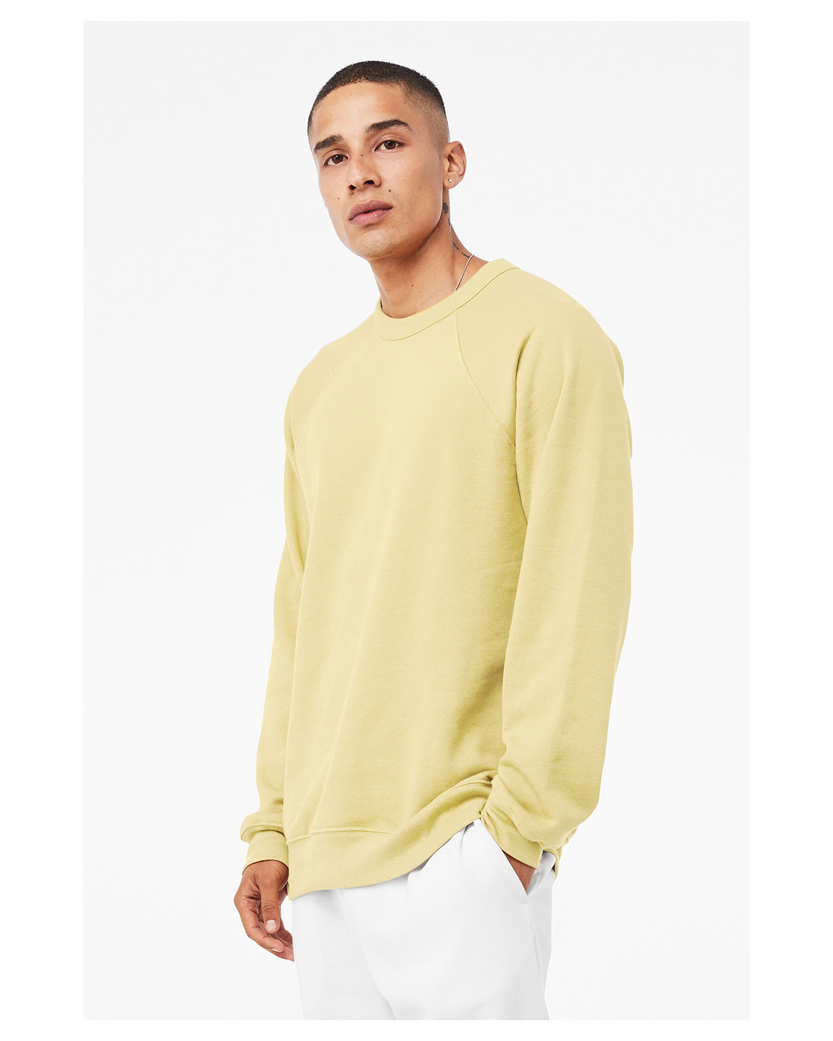 3901 Bella + Canvas Unisex Sponge Fleece Raglan Crewneck Sweatshirt - Siide Image