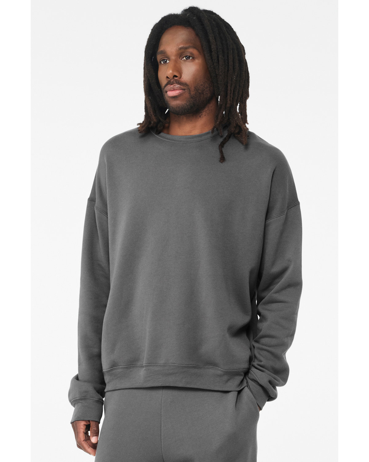 3945 Bella + Canvas Unisex Sponge Fleece Drop Shoulder Crewneck Sweatshirt - Siide Image