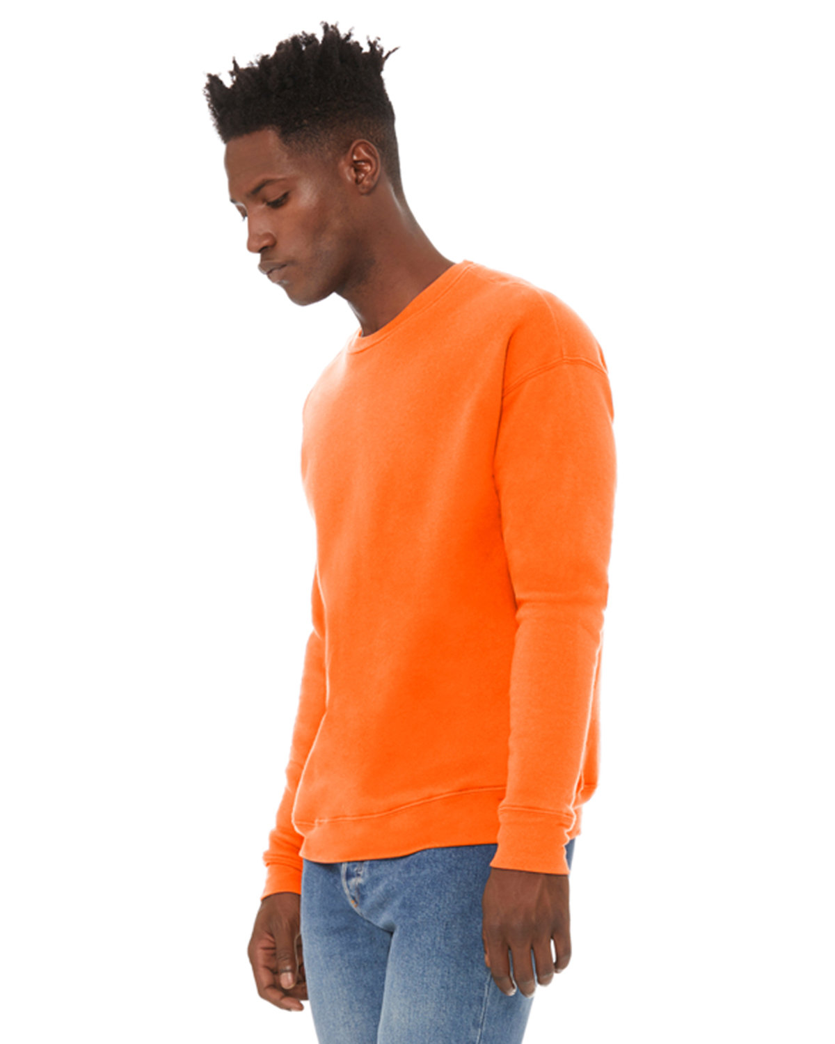 3945 Bella + Canvas Unisex Sponge Fleece Drop Shoulder Crewneck Sweatshirt - Siide Image