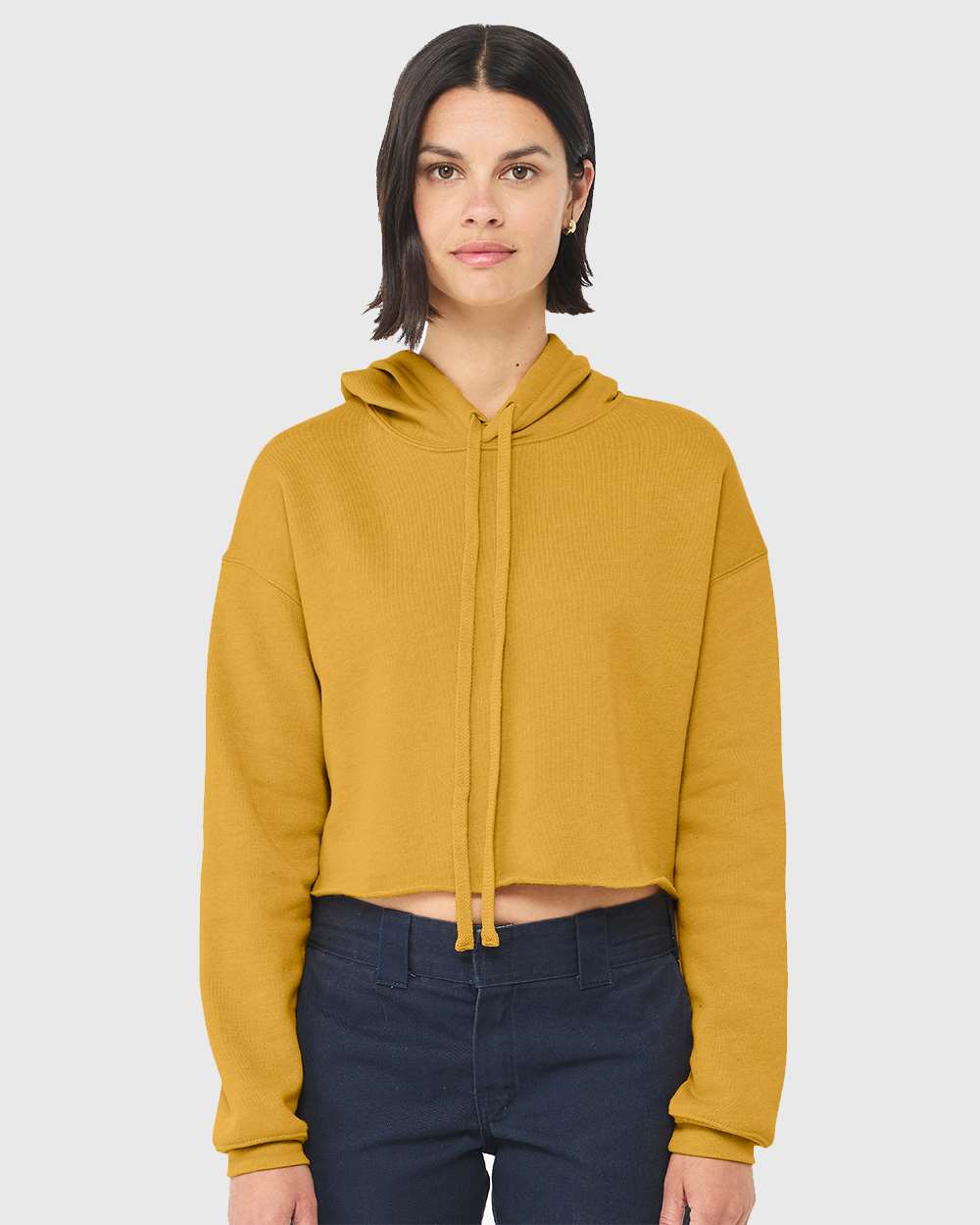 7502 Bella + Canvas Womens Cropped Fleece Hoodie 7502 Bella + Canvas Womens Cropped Fleece Hoodie
