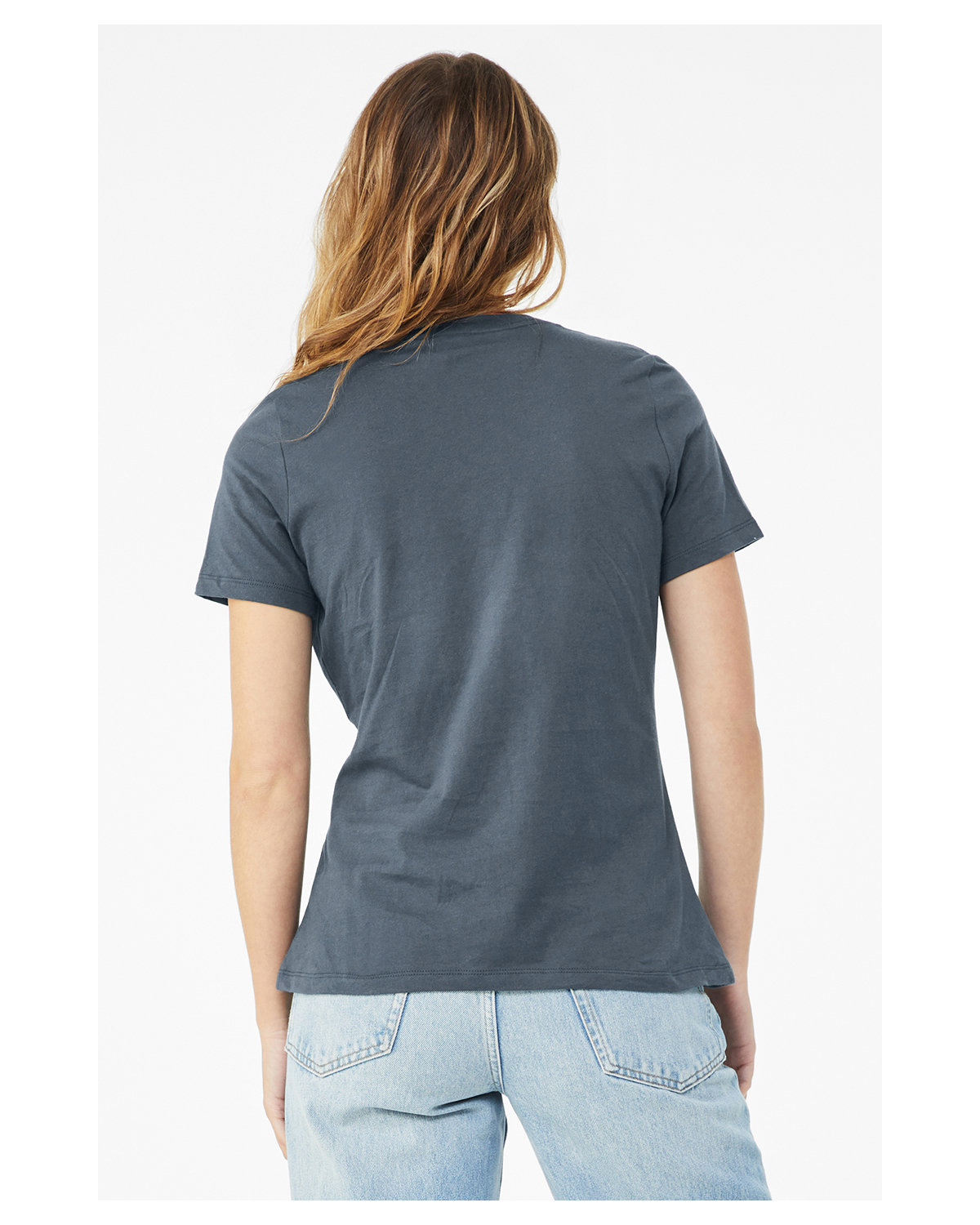 B6400 Bella + Canvas Ladies Relaxed Jersey Short-Sleeve T-Shirt B6400 Bella + Canvas Ladies Relaxed Jersey Short-Sleeve T-Shirt - Back Image