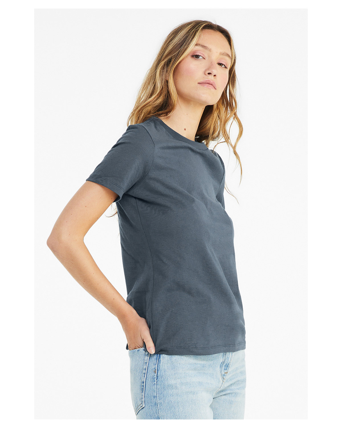 B6400 Bella + Canvas Ladies Relaxed Jersey Short-Sleeve T-Shirt B6400 Bella + Canvas Ladies Relaxed Jersey Short-Sleeve T-Shirt - Siide Image