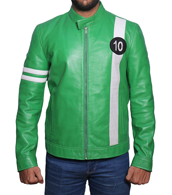 JNLJ187 Ben Ten Alien Force Leather Jacket Zoom Image