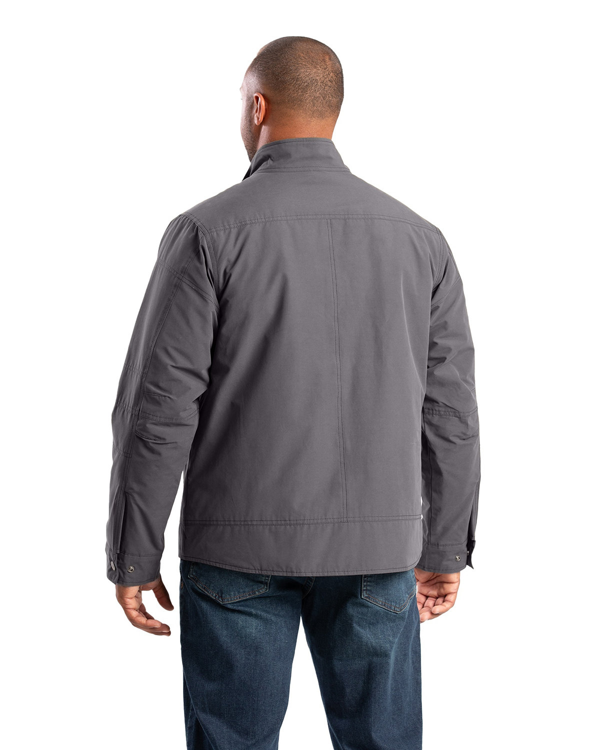 J387 Berne Mens Highland Quilt-Lined Micro-Duck Jacket J387 Berne Mens Highland Quilt-Lined Micro-Duck Jacket - Back Image