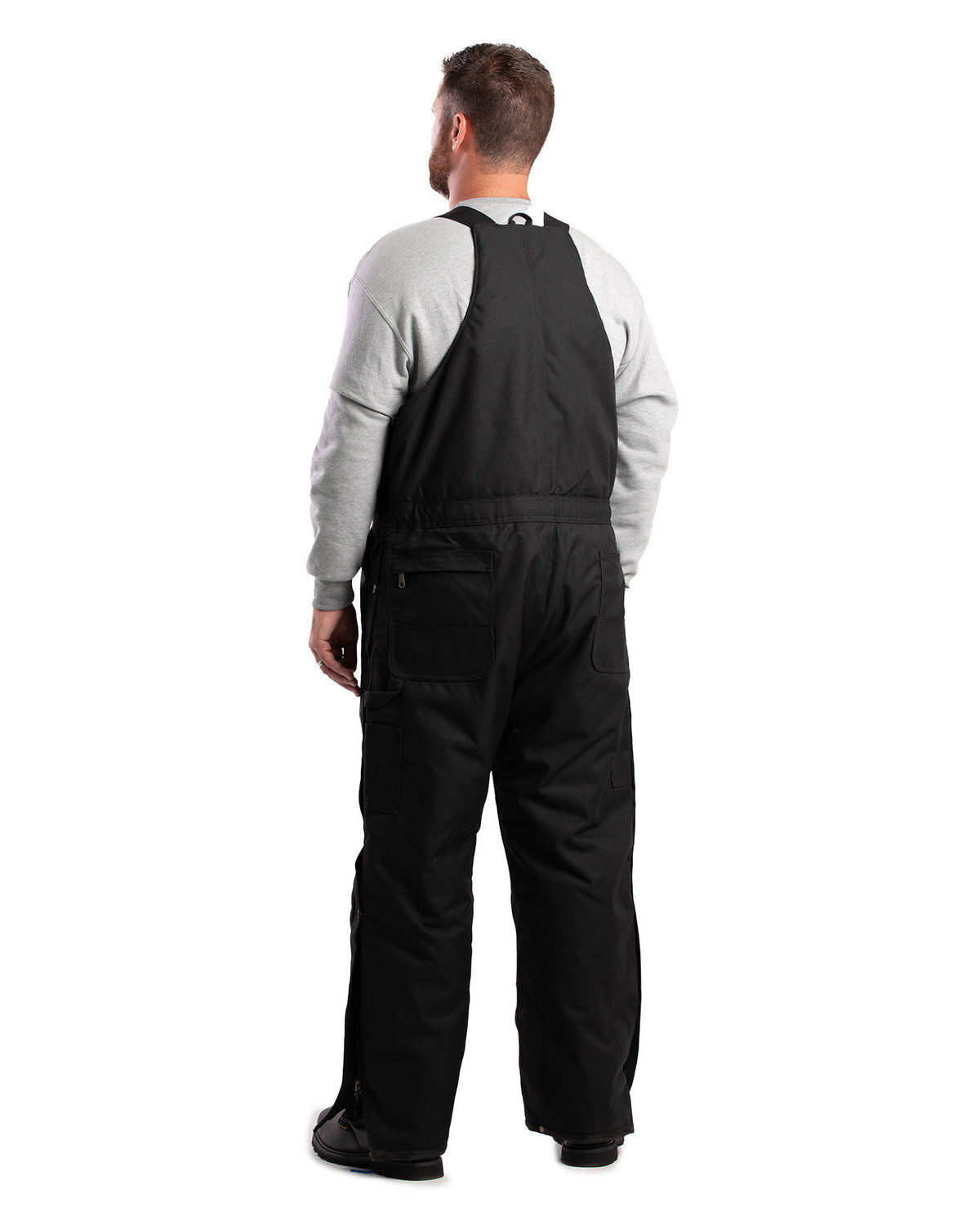 NB834 Berne Mens ICECAP Insulated Bib Overall - Back Image
