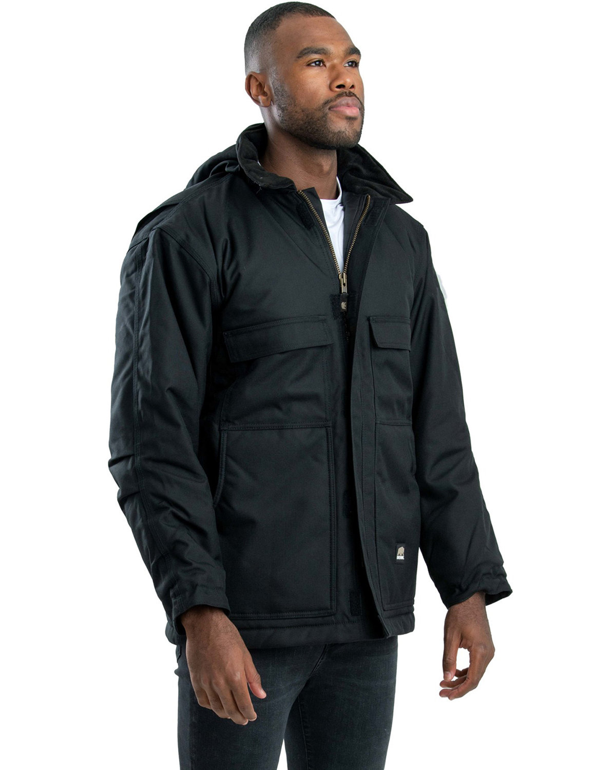 NCH377T Berne Mens Icecap Tall Insulated Chore Coat - Siide Image